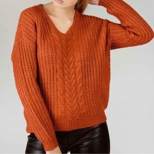 New Vero Moda Chunky Ochre Sweater Size L